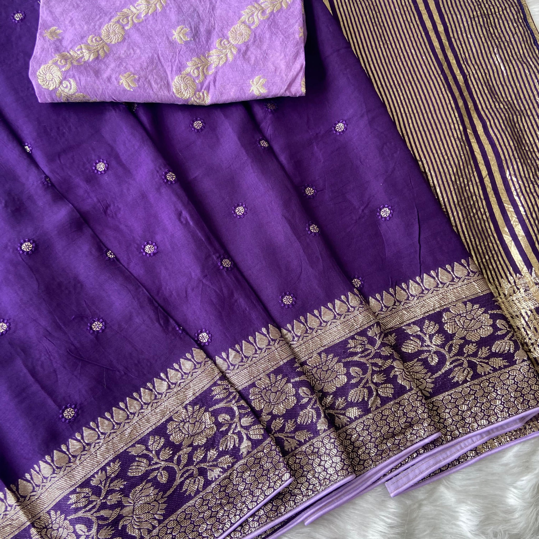 Pure Viscose Russian Dola with Jacquard border