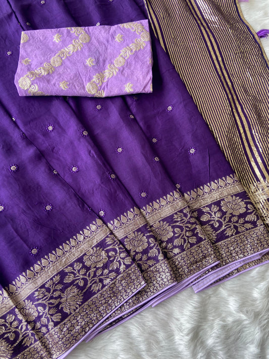 Pure Viscose Russian Dola with Jacquard border