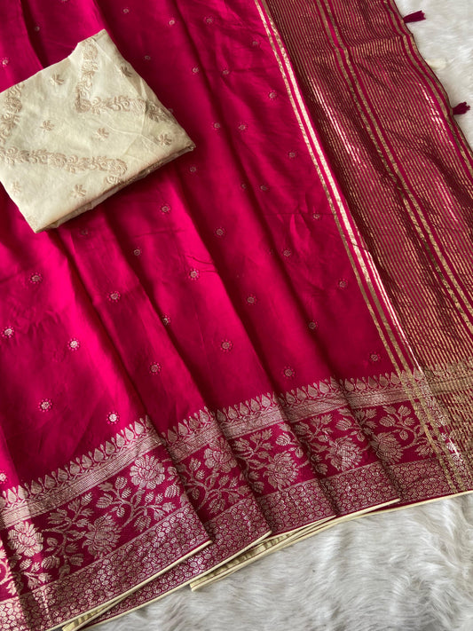 Pure Viscose Russian Dola with Jacquard border