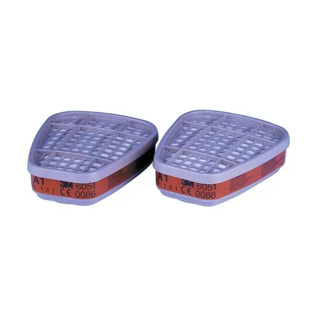 3M 6051 Particulate Filter Cartridges (Pair) For Respirators 1