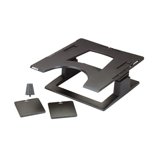 3M Lx500 Adjustable Laptop Riser In Charcoal Finish 1