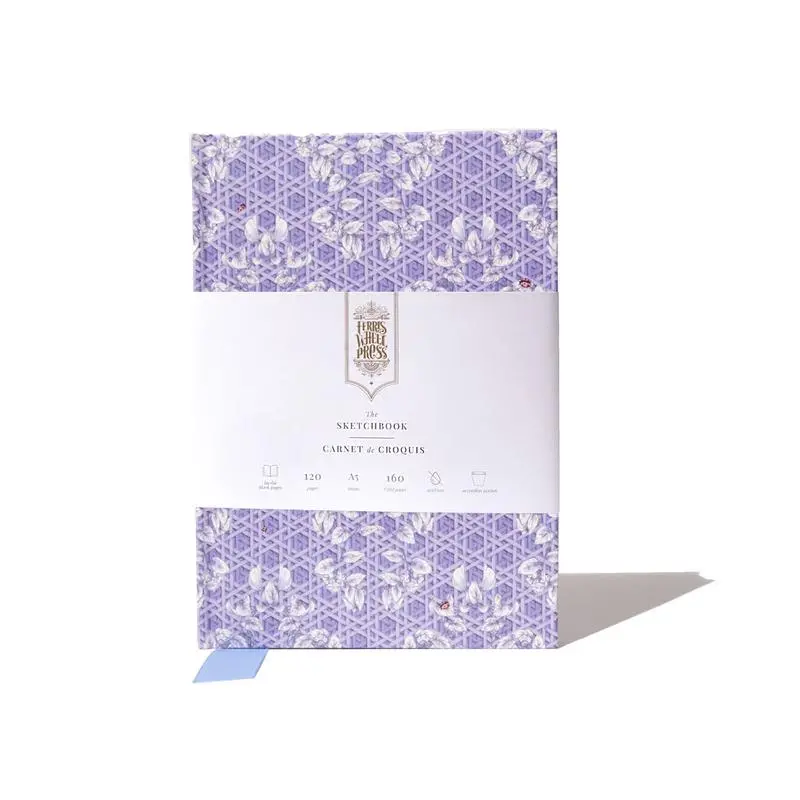 Acme A5 Rattan-Violet Blue Sketchbook – 120 Pages, 160Gsm Acid-Free Drawing Paper 1