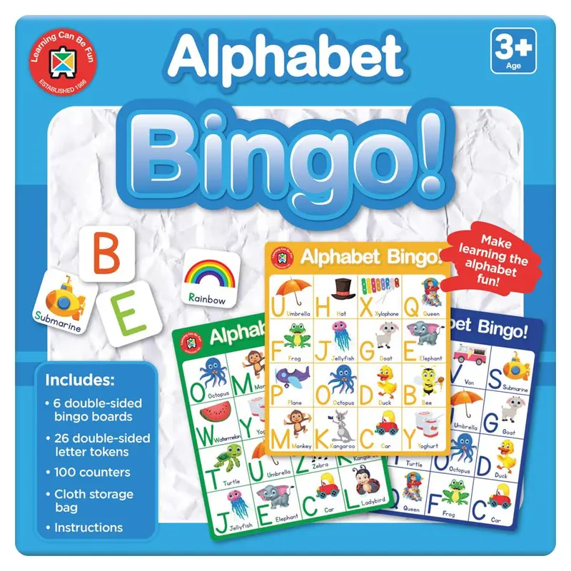 Acme Alphabet Bingo Game For Preschool & Kindergarten Learners (1000377) 1