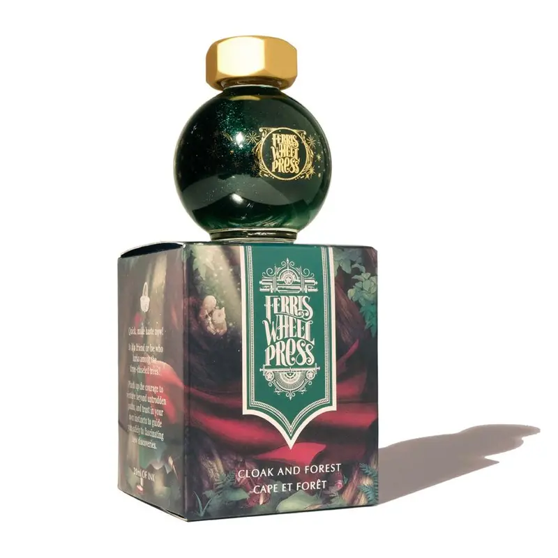 Acme Ferris Wheel Ink – 20Ml Cloak & Forest Green Deep Tone Fountain Ink 1