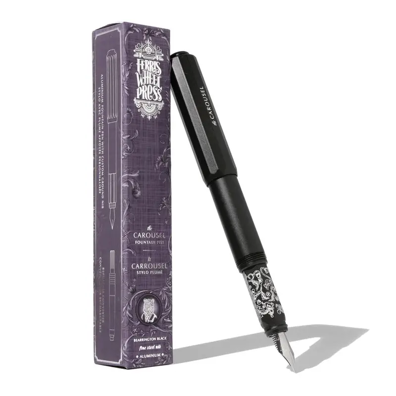 Acme Ferris Wheel Press Fountain Pen – Bearrington Black, Medium Nib 1