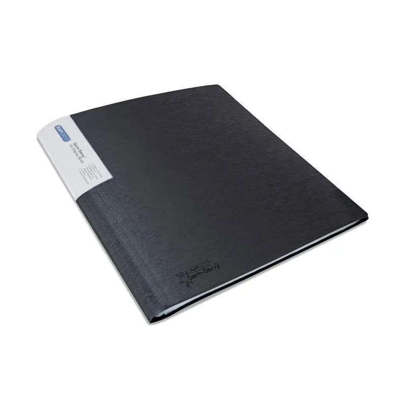 Acme Germ-Savvy A4 Display Book – 40-Pocket Black Organizer 1