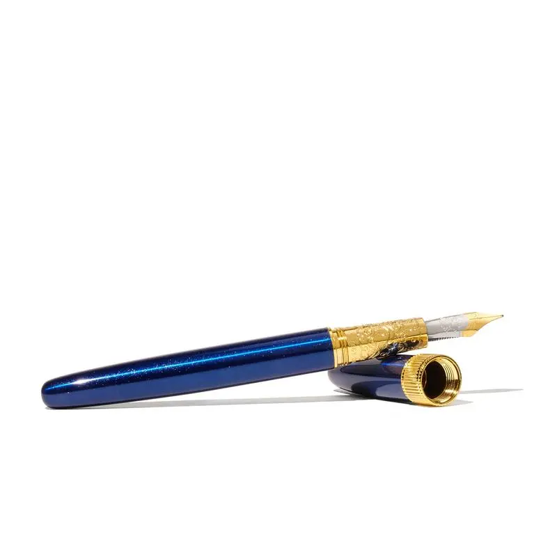 Acme Joule Le Fountain Pen – Cobalt Blue Metallic Finish, Medium Nib (1001795) 1