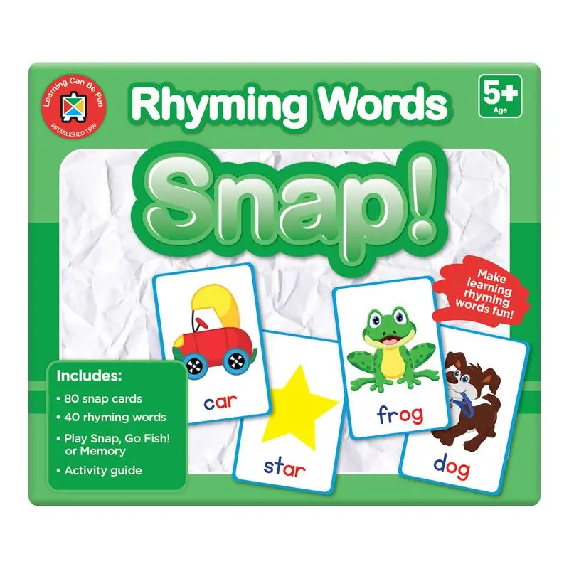 Acme Rhyming Words Snap Game – Early Literacy Learning Tool (1000387) 1