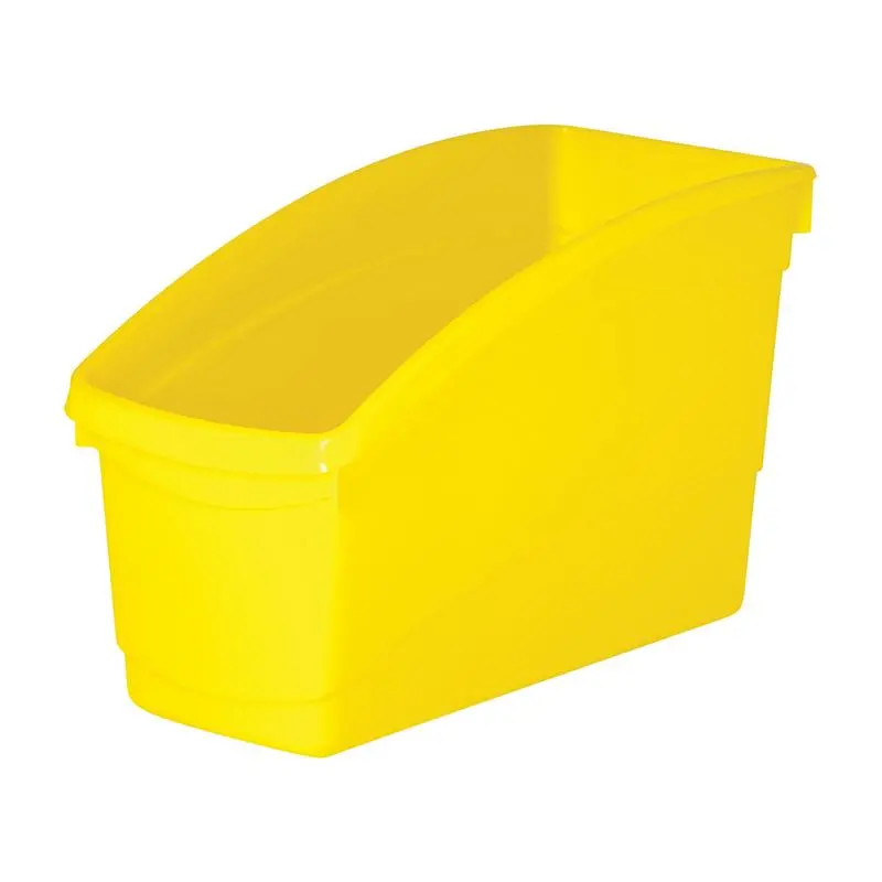 Acme Round Storage Tub – Yellow Plastic Book Bin, 19Cm Height (228133) 1