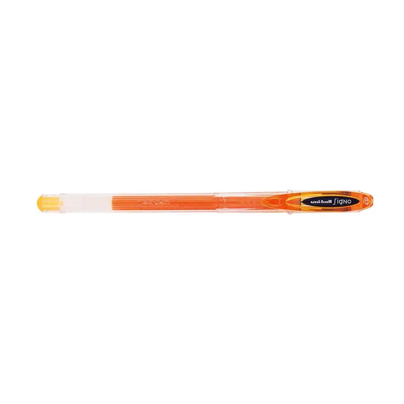 Acme Uni-Ball Signo Gel Ink Pen – Orange, 0.7Mm Fine Point (Um-120) 1