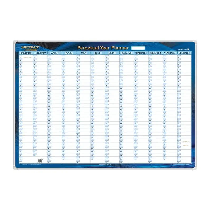 Acme Writeraze Framed Wall Planner – 700 × 1000Mm, Monthly Layout (1001216) 1