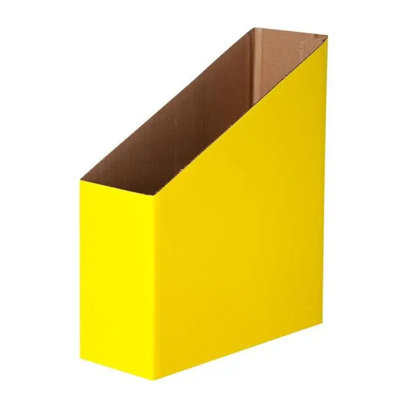 Acme Yellow Magazine Storage Box Set – 5-Piece, Compact Design (228119) 1