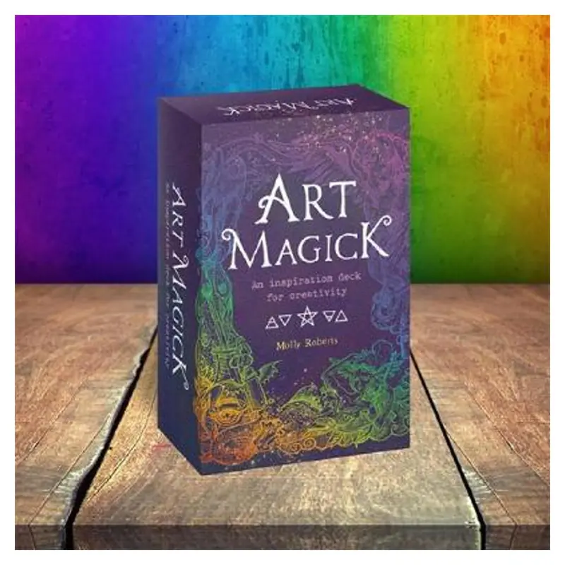 Art Magick Cards: Illustrated Tarot-Inspired Deck For Creativity And Intuition By Molly Roberts 1