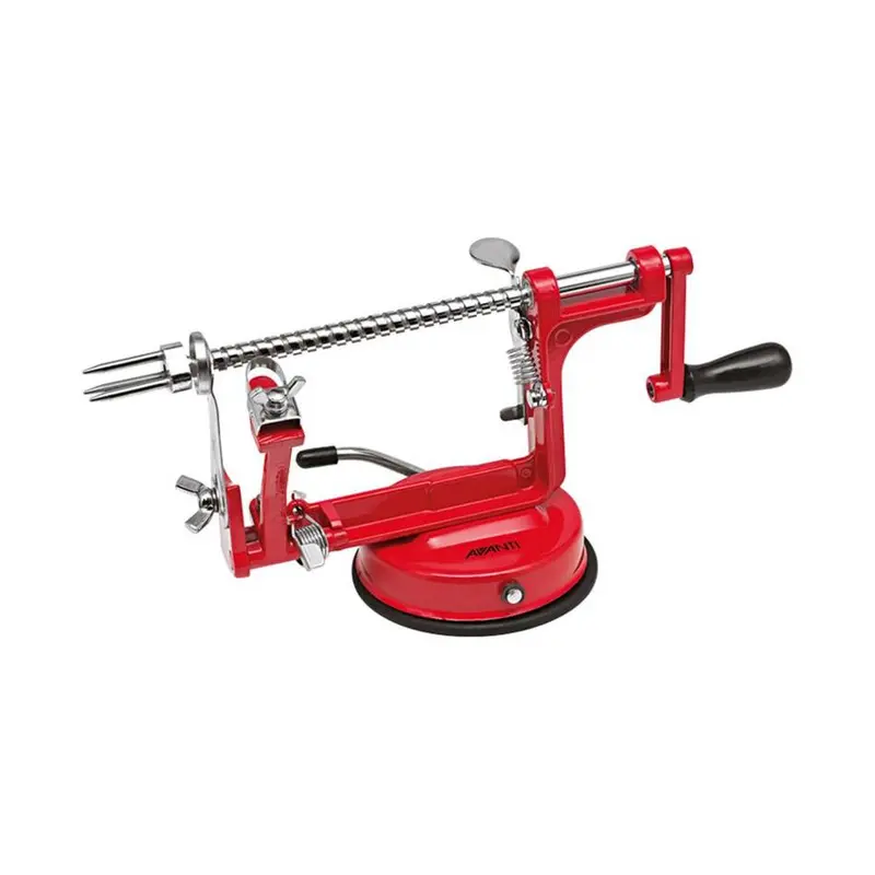 Avanti Apple Peeler & Corer – Red Manual Kitchen Gadget 1