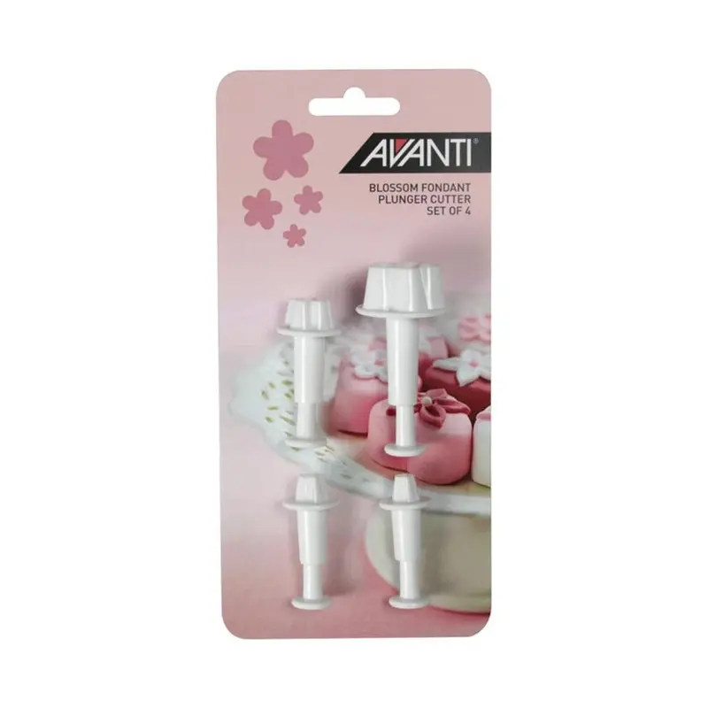 Avanti Blossom Fondant Cutter Set – 3-Piece Floral Cake Decorating Kit 1