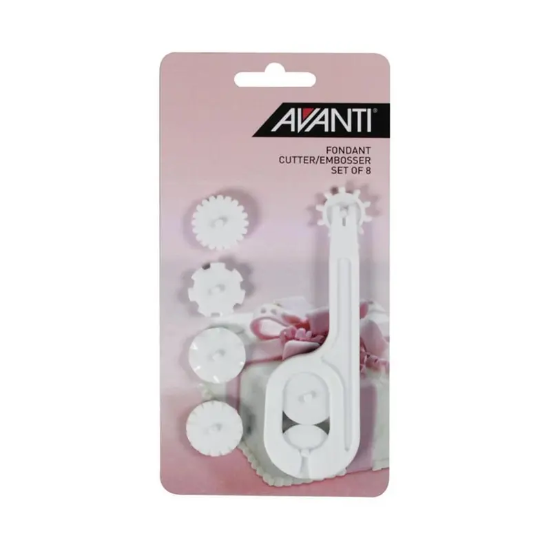 Avanti Fondant Cutter And Embosser Combo – 8-Piece Professional Set 1