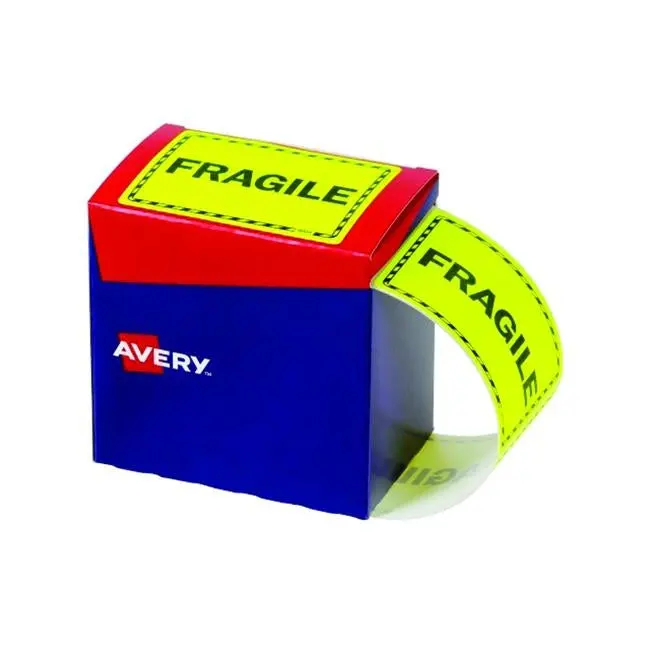 Avery Fragile Warning Label Dispenser – 75 Mm × 99.6 Mm, 750 Labels 1