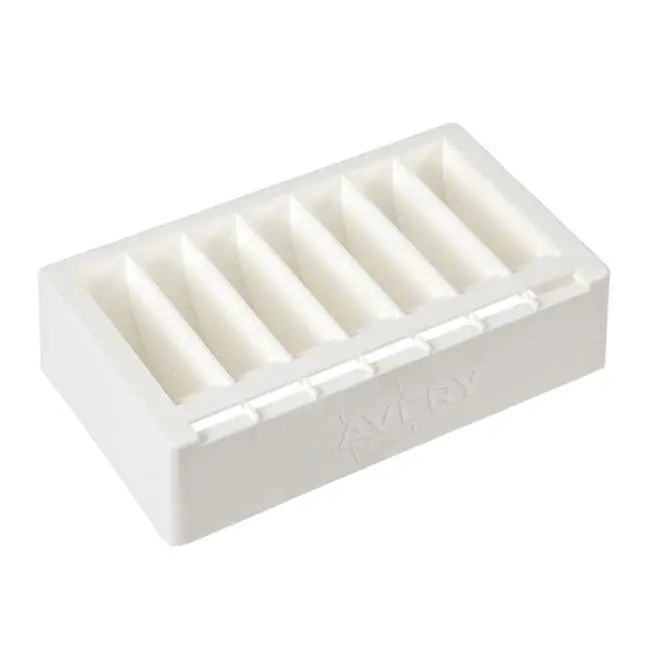Avery White Plastic Label Dispenser For 24Mm Daily Organizer Labels 1