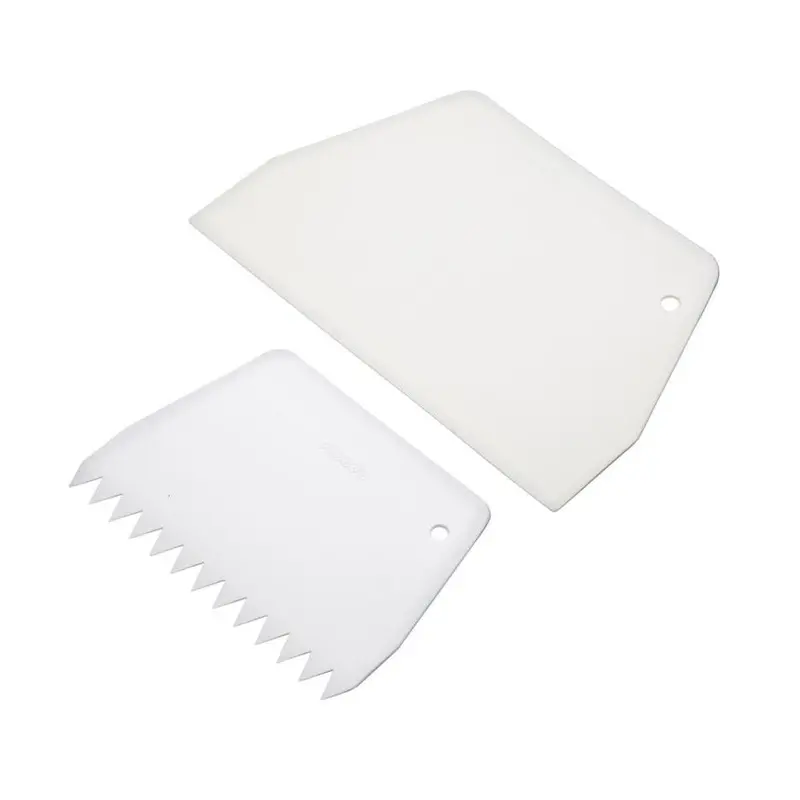 Bakemaster Cakemaster Icing Scraper & Smoother Set (2-Piece) 1