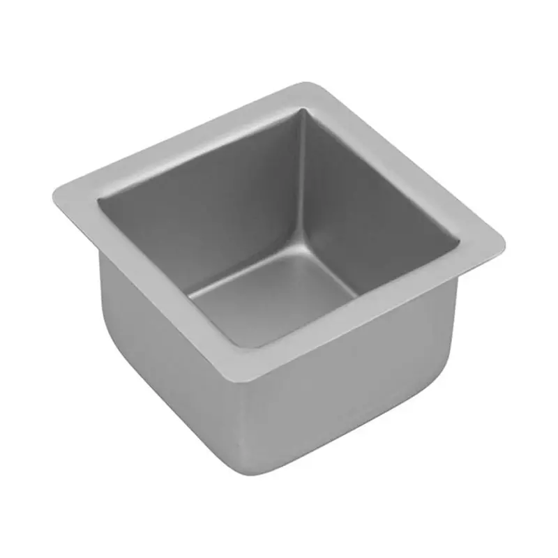 Bakemaster Shallow Square Cake Pan – 10 X 7.5 Cm 1