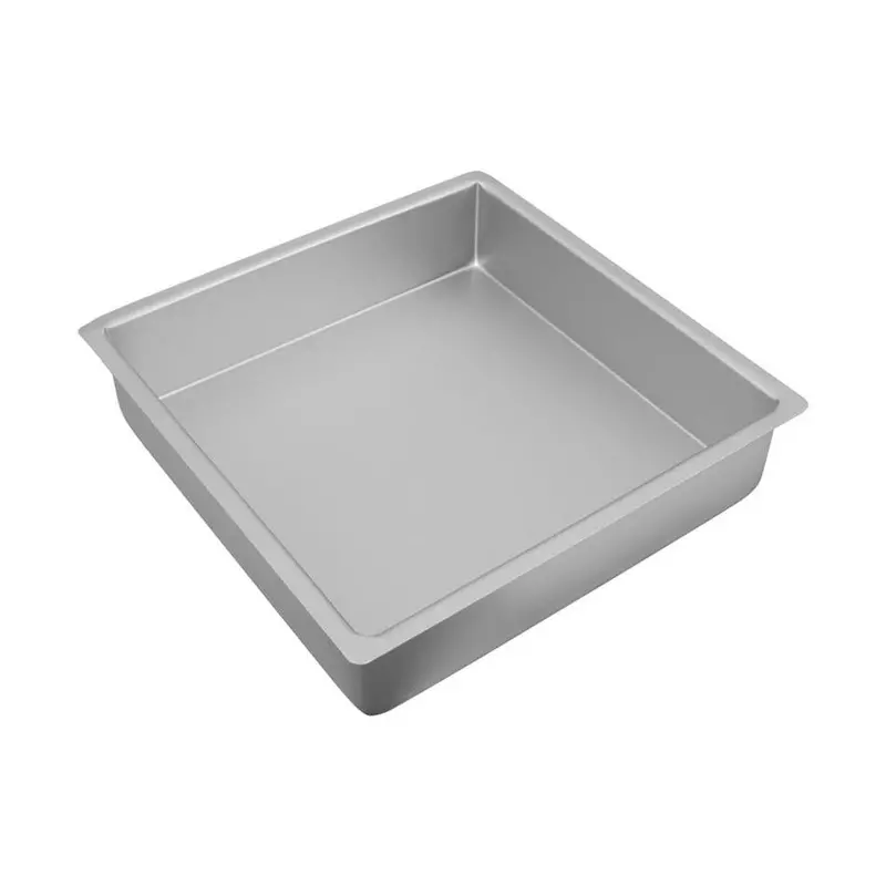 Bakemaster Stainless Steel Square Cake Pan – 30.5 X 7.5 Cm 1
