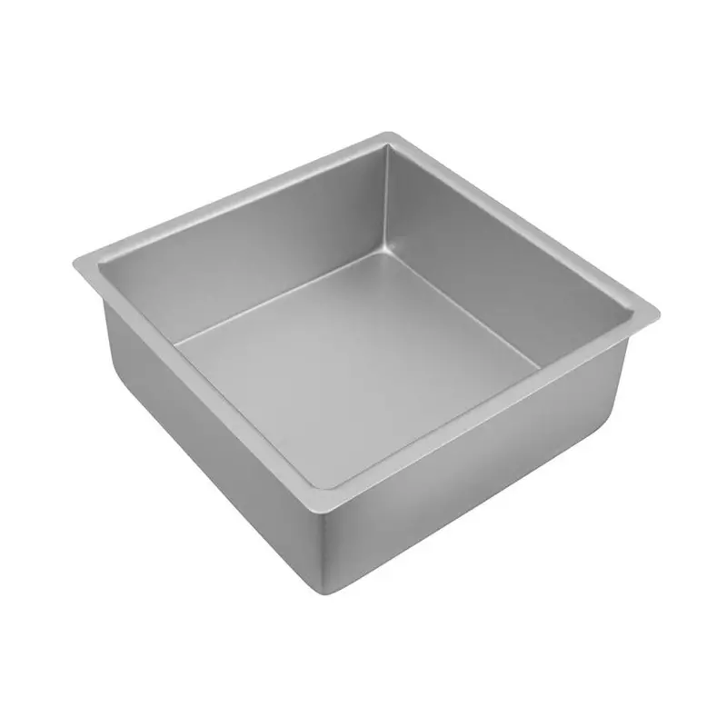 Bakemaster Stainless Steel Square Deep Baking Pan – 25 X 10 Cm 1