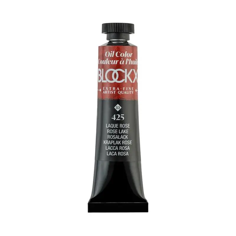 Blockx Artists’ Oil Colour – Rose Lake #425 (Pv19), 20Ml Tube 1