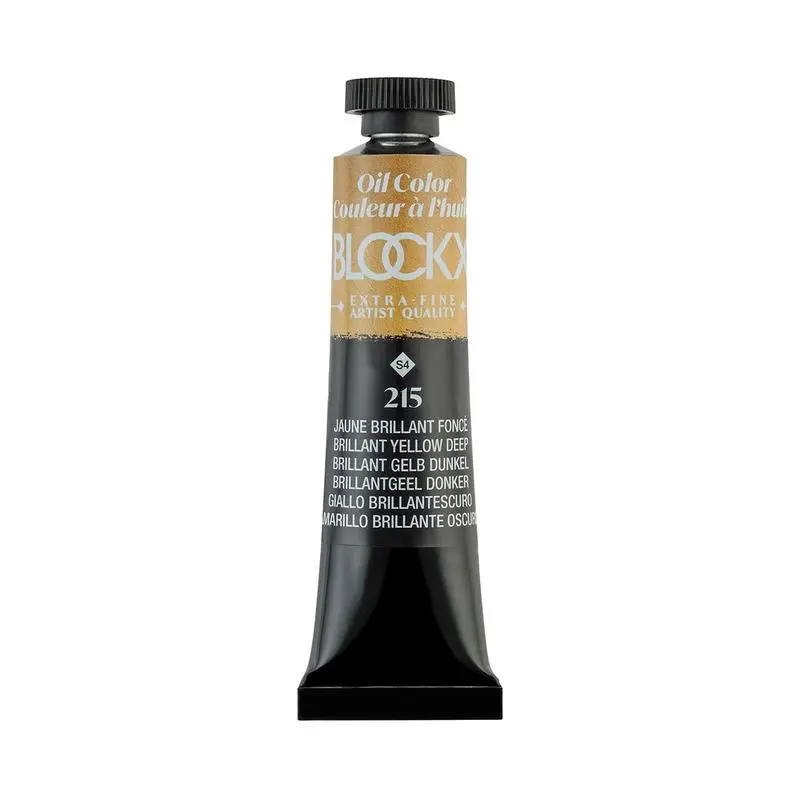Blockx Brilliant Yellow Deep Oil Paint In 20Ml Tube (Series 4) 1
