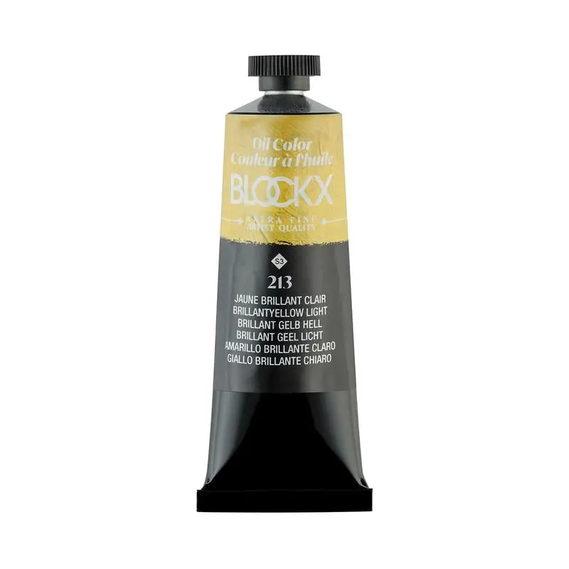 Blockx Brilliant Yellow Light Oil Paint Tube, 35Ml, Series 3 1