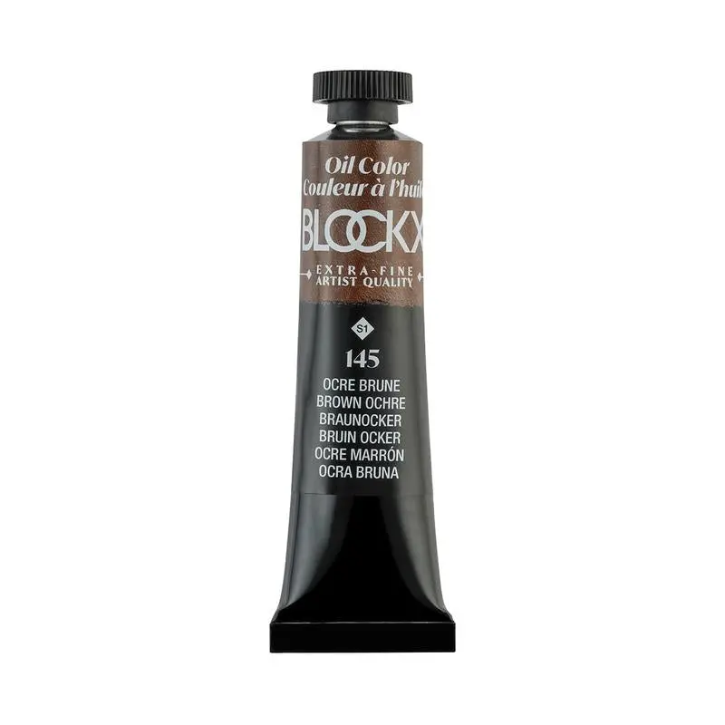 Blockx Brown Ochre Oil Paint – Series 1, 20Ml Tube (145) 1