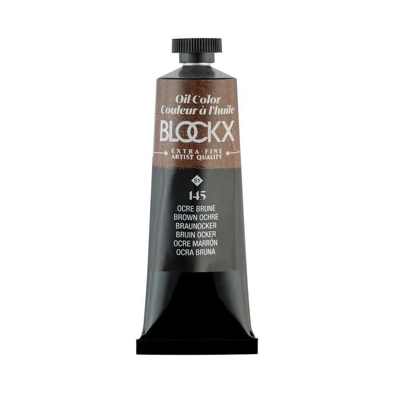 Blockx Brown Ochre Oil Paint Tube — 35 Ml, Series 1, Traditional Earth Pigment (145) 1