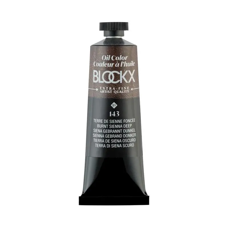 Blockx Burnt Sienna Deep Oil Paint – 35Ml Tube, Series 1, 143 1