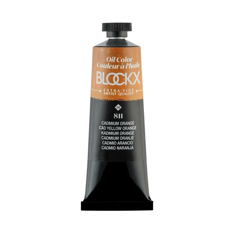 Blockx Cadmium Orange Oil Paint – 35Ml Tube, S6 Series (C213811Bxc) 1