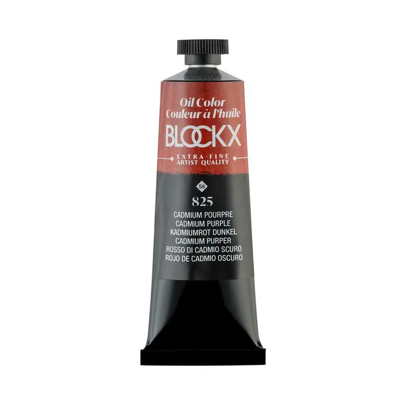 Blockx Cadmium Purple Oil Paint – S6 Series, Pr108 Pigment, 35 Ml Tube 1
