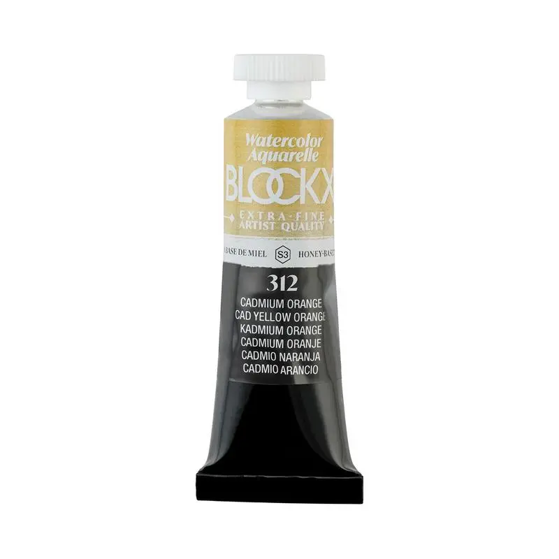 Blockx Cadmium Yellow Orange Watercolour, 15Ml, Series 3, C44312Bxc 1