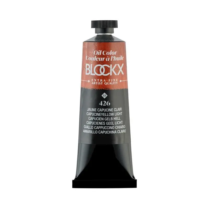 Blockx Capucine Yellow Light Oil Paint – Series 3, 35Ml Tube (426) 1