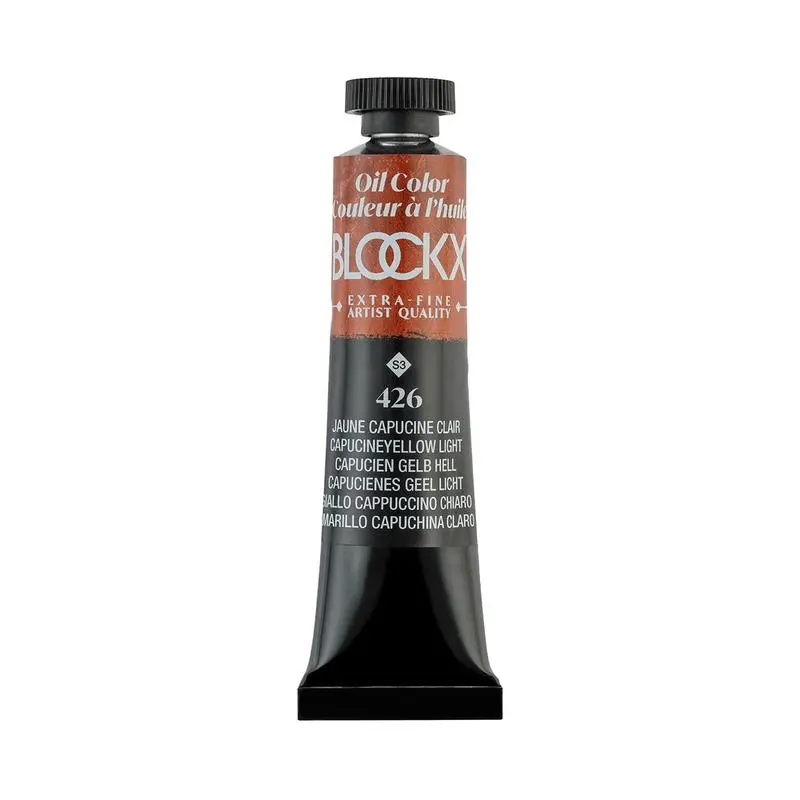 Blockx Capucine Yellow Light Oil Paint Tube, 20Ml, Series S3 1