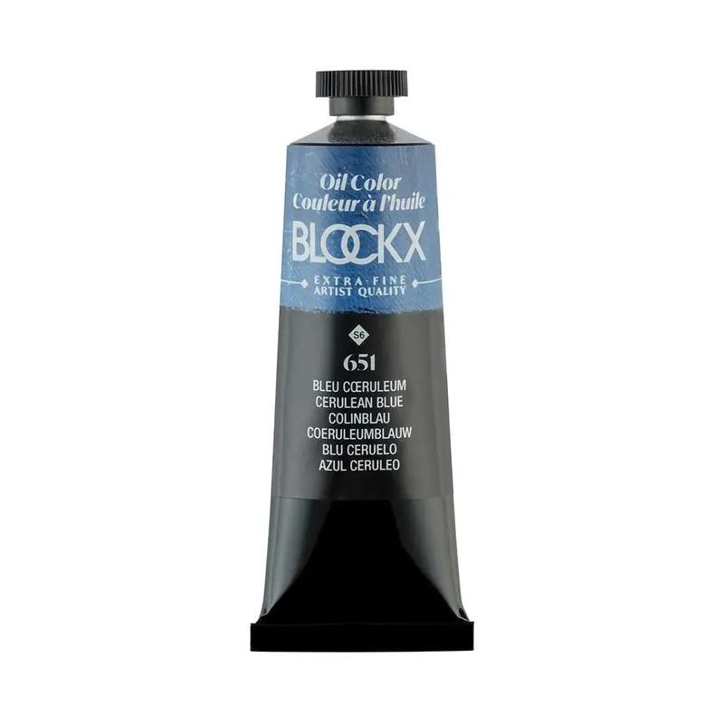 Blockx Cerulean Blue Oil Paint – Series 6, 35Ml Tube (C213651Bxc) 1
