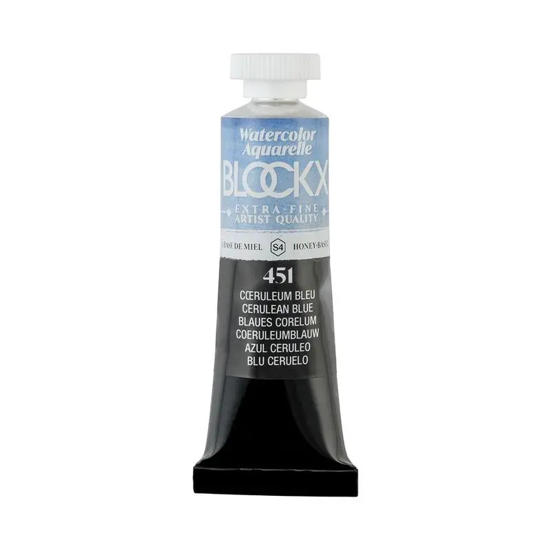 Blockx Cerulean Blue Watercolour Paint Tube – 15Ml, Series 4 1