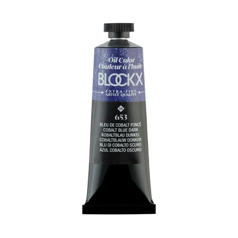 Blockx Cobalt Blue Dark Oil Paint, 35Ml Tube (Pb74, Series 6) 1
