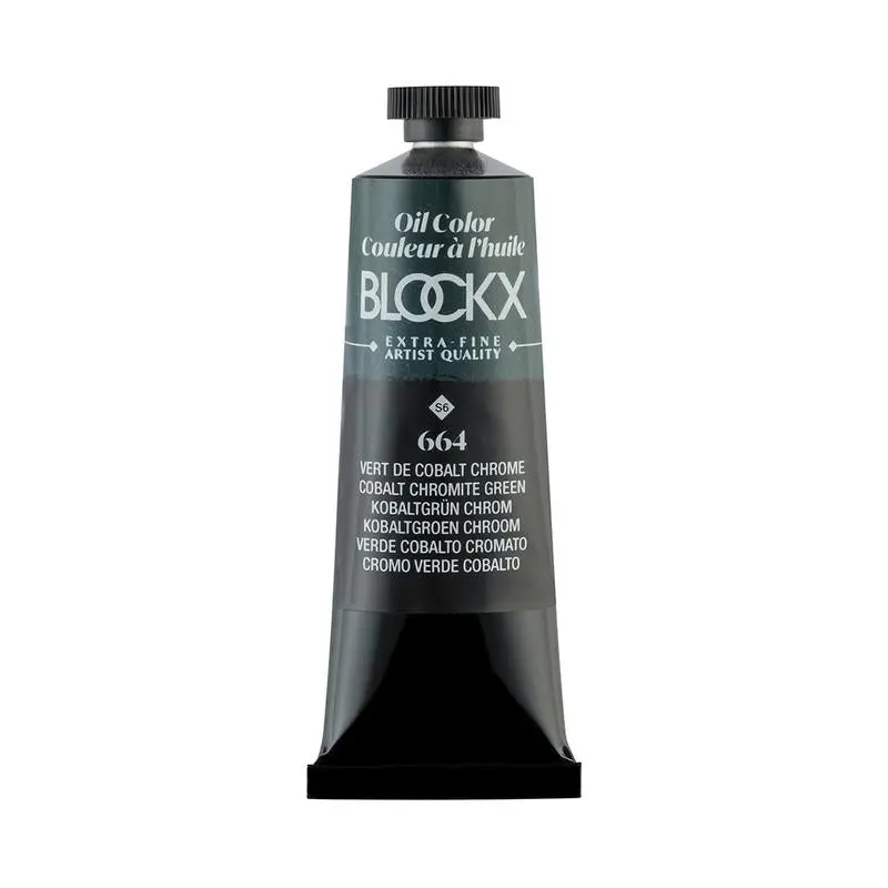 Blockx Cobalt Chromite Green Oil Paint – 35 Ml Tube (Pigment Pg26, Series S6) 1