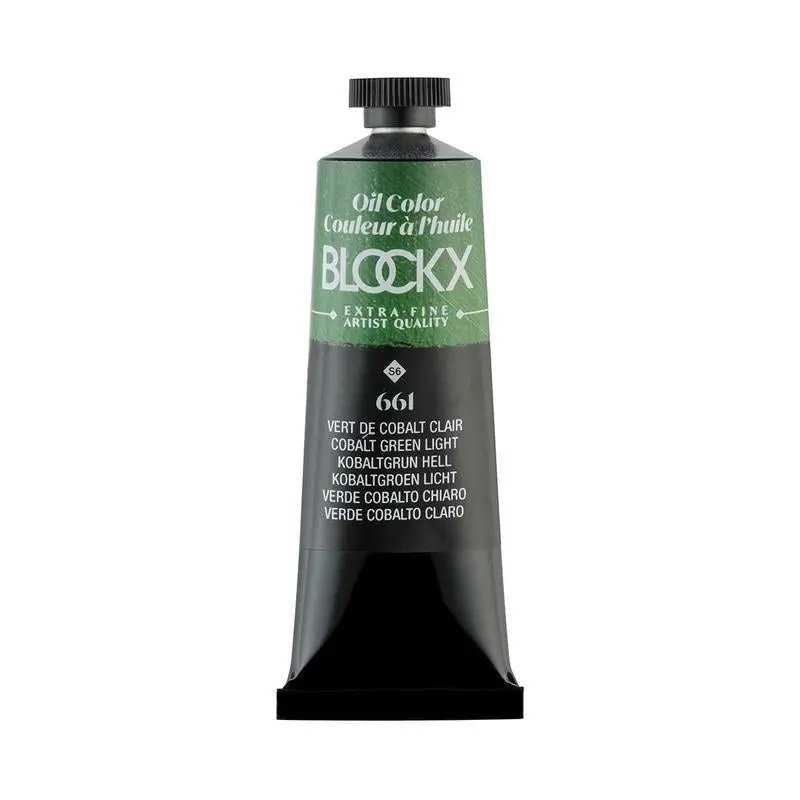 Blockx Cobalt Green Light Oil Paint – 35 Ml Tube, Pg50 Pigment S6 1