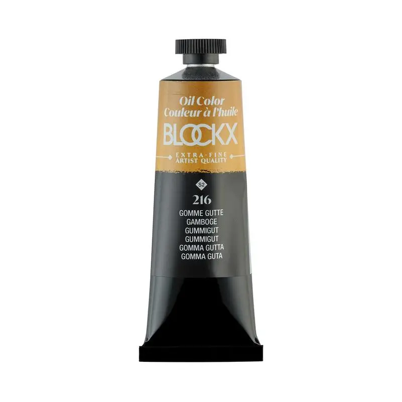 Blockx Gamboge Oil Paint – 35Ml Tube (Series 2, Code C213216Bxc) 1