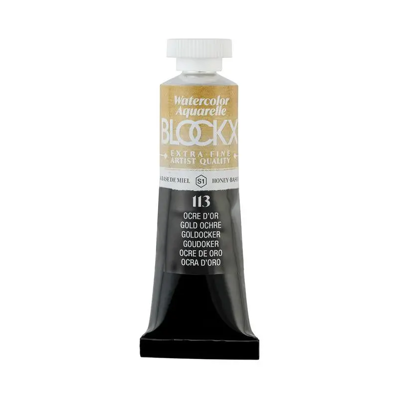 Blockx Golden Ochre Watercolour Tube, 15Ml, Series S1, C44113Bxc 1