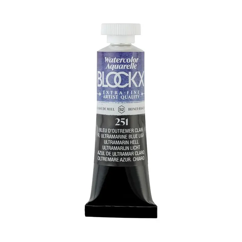 Blockx Light Ultramarine Blue Watercolour – 15Ml Tube (S2 251) 1