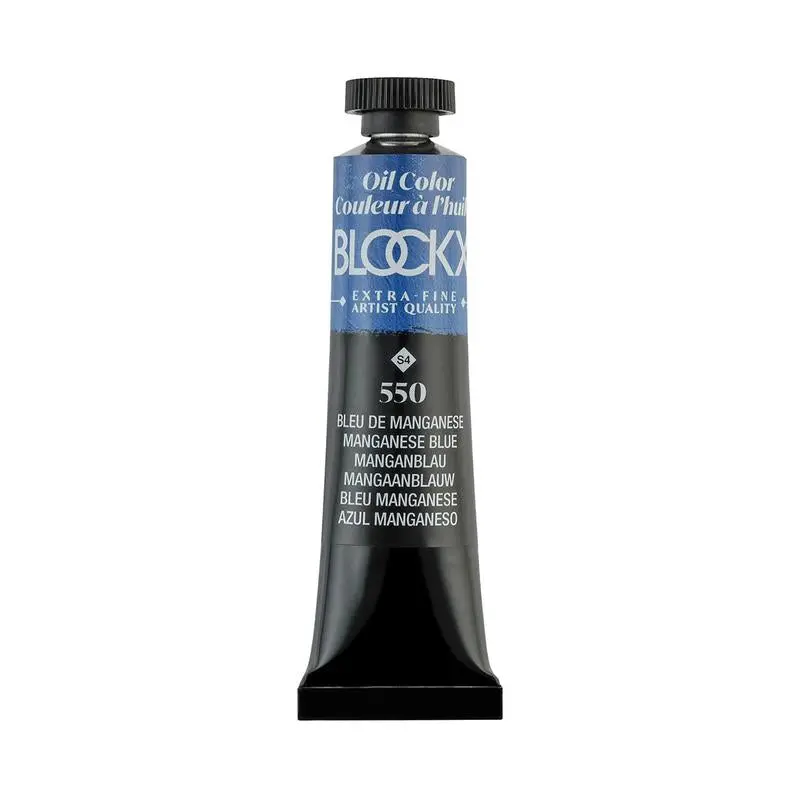 Blockx Manganese Blue Oil Paint – Series 4, 20Ml Tube (550, C212550Bxc) 1