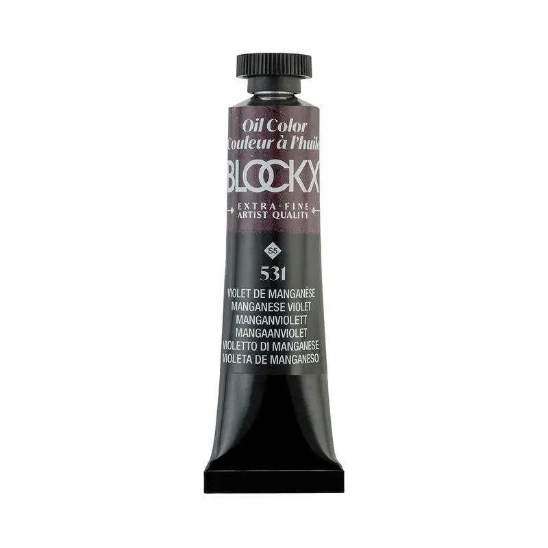 Blockx Manganese Violet Oil Paint, 20Ml, Series 5, Pigment Pv16 1