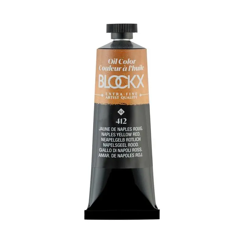 Blockx Naples Yellow Reddish Oil Paint – S3 Series 412, 35Ml Tube 1