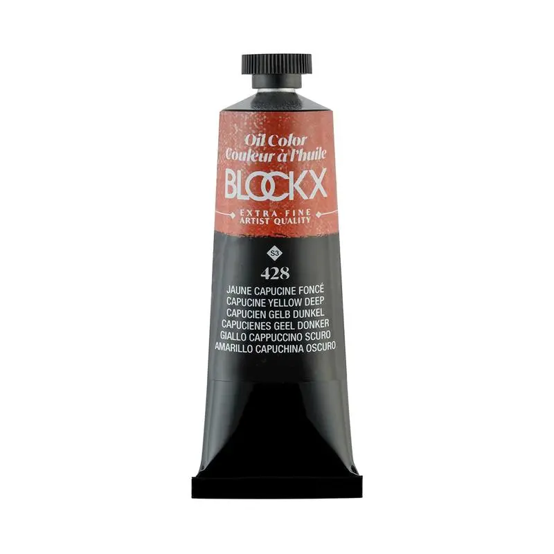 Blockx Oil Paint Tube: Capucine Yellow Deep, Series 3, 35 Ml 1
