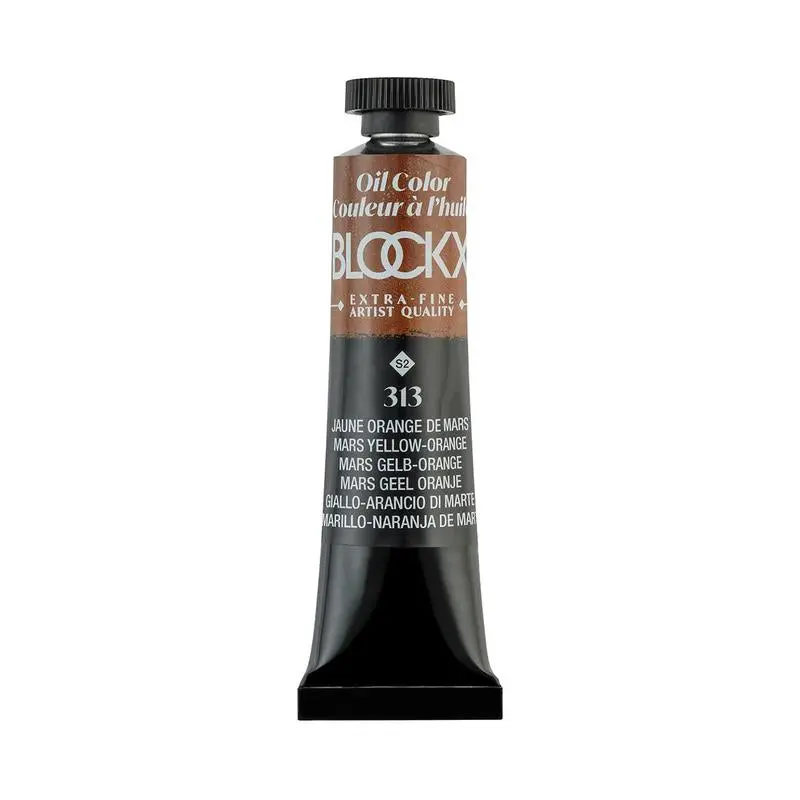 Blockx Oil Paint Tube – Mars Yellow Orange (Py42), S2 Series, 20 Ml 1